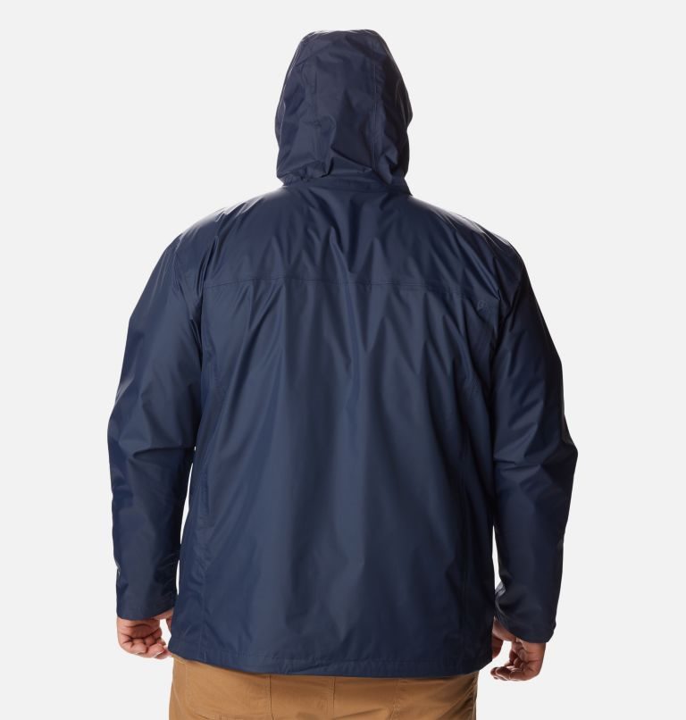 Men's Columbia Watertight II Rain Jackets Navy | Plus Size CA-H4A81